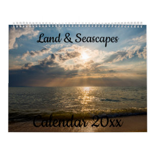 Calendario 20xx - Paisajes Terrestres y Marinos