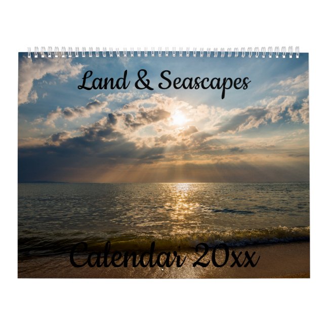 Calendario 20xx - Tierra y paisajes marinos (Tapa)