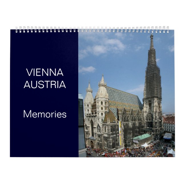 Calendario 24 Meses de Viena Austria (Tapa)