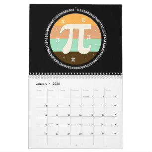 Calendario 3.14 Diseño del Día Nacional de Pi - Idea de Regal