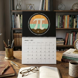 Calendario 3.14 Diseño del Día Nacional de Pi - Idea de Regal