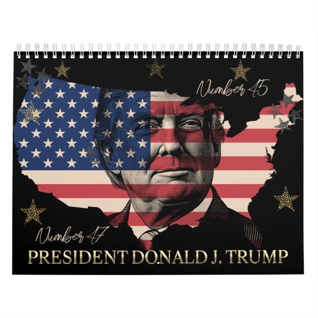 Calendario 47 del presidente Donald J. Trump (Tapa)