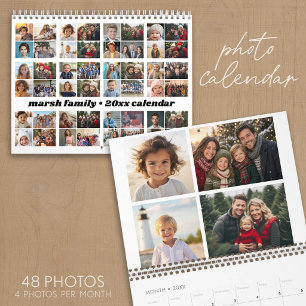 Calendario 48 Foto - Simple Familia Moderna Foto Personalizad
