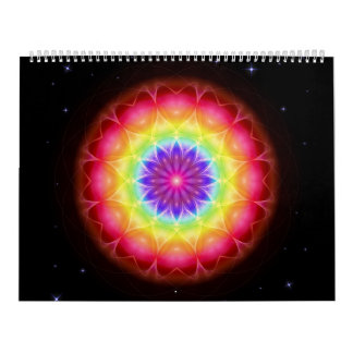 Calendario 48 Mandalas como ligante de anillo