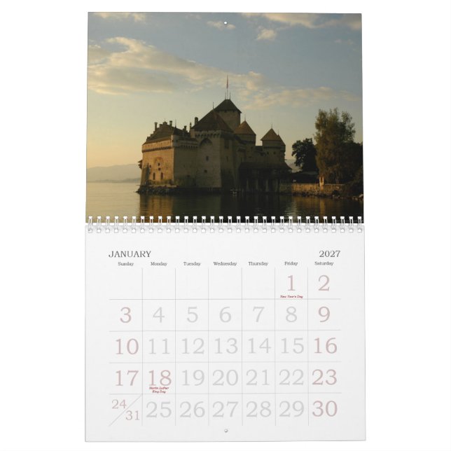 Calendario 4 del castillo (Jan 2027)