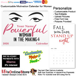 Calendario 4 Powerful Woman in The Making Motivation Goals