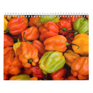 Calendario 5 de la fruta y de la comida