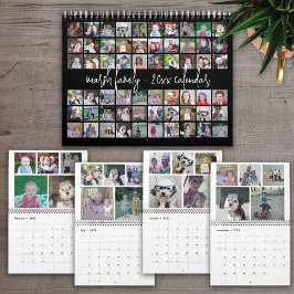 Calendario 60 Fotos - Plantilla Moderna para Familia Personal
