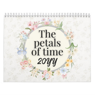 Calendario A Year in Bloom : Aesthetic Floral Gift