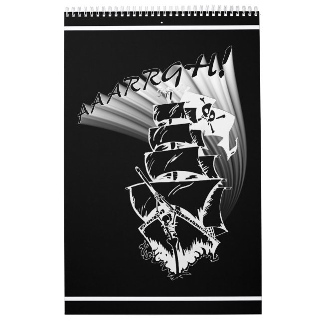 Calendario ¡AARGH! ¡Es un barco pirata! (Tapa)
