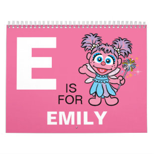Calendario Abby Cadabby Sesame Street   Añadir su nombre