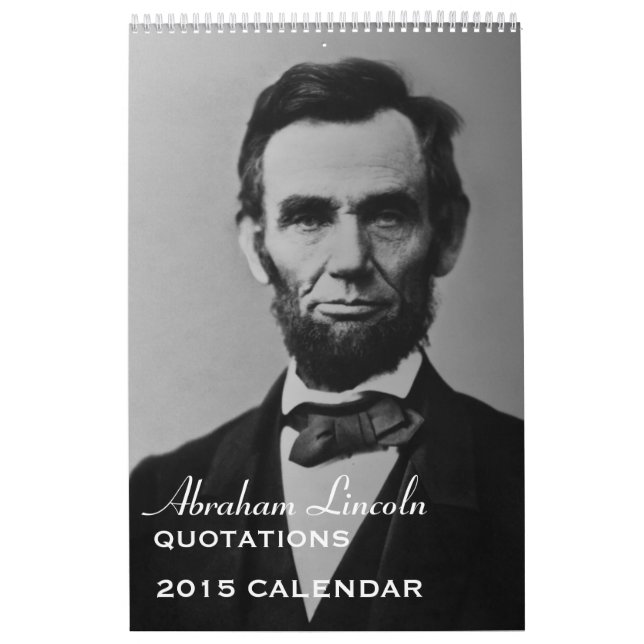 Calendario Abe Lincoln Citas 2015 (Tapa)