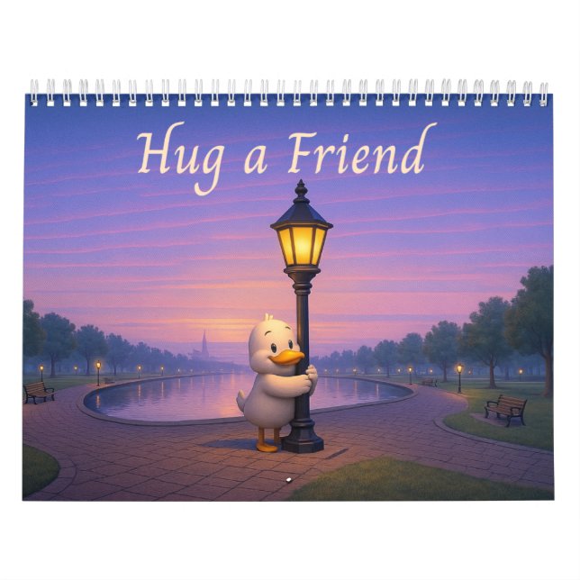 Calendario Abraza a un amigo (Tapa)