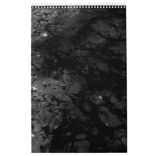 Calendario Abstract Midnight Ripples of Rio Vermelho (Tapa)