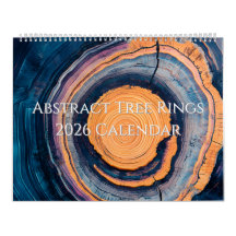Calendario Abstract Tree Ring 2026