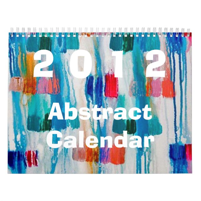 Calendario abstracto 2012 (Tapa)