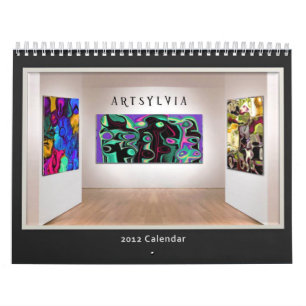 Calendario abstracto 2012 de la colección de