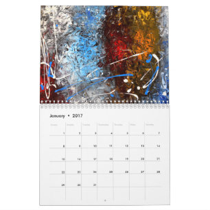 Calendario abstracto 2017