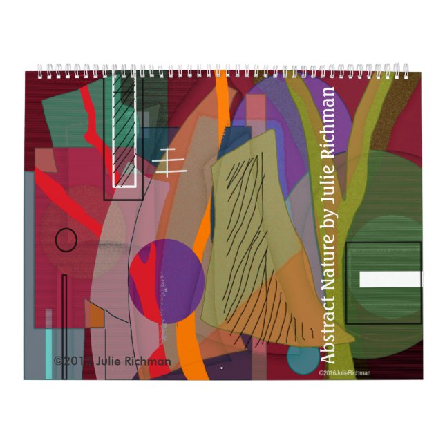 Calendario abstracto de las imágenes (Tapa)