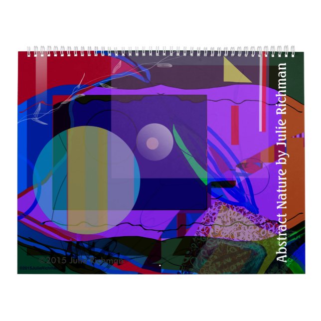 Calendario abstracto de los dibujos (Tapa)
