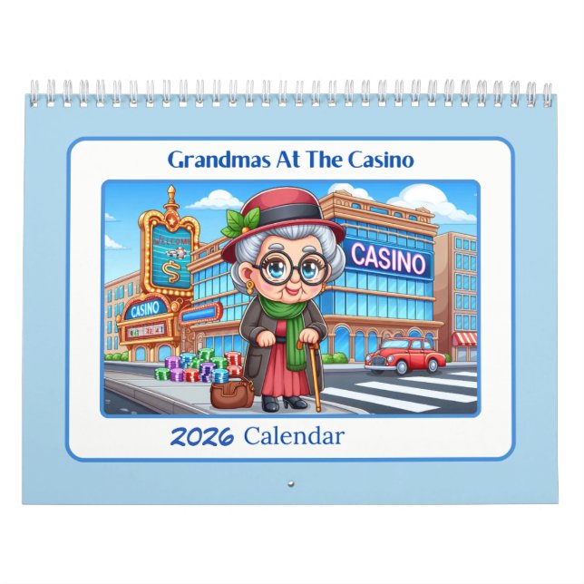 Calendario Abuelas En El Casino 2026  (Tapa)