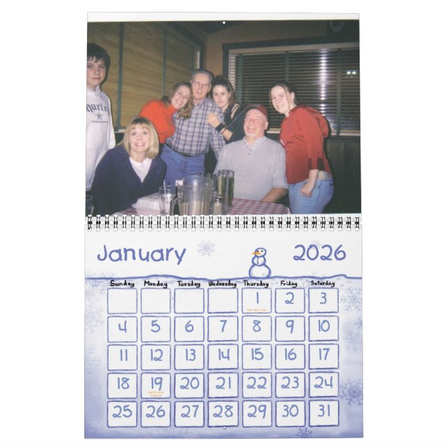 Calendario Abuelo y abuela, 2007 (Jan 2026)