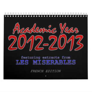 Calendario académico 2012-2013, francés