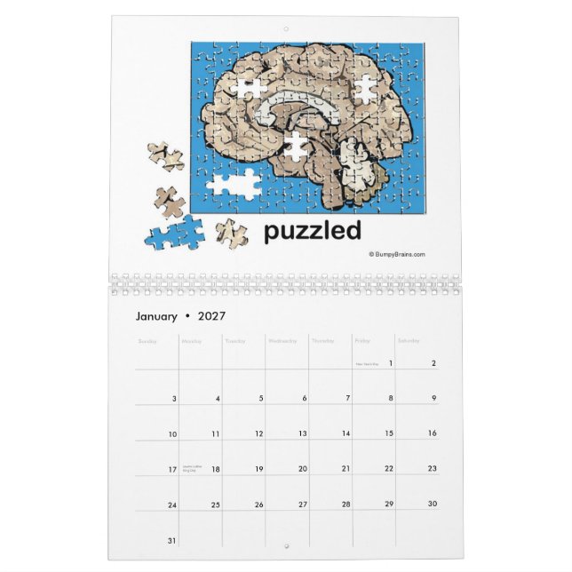 Calendario accidentado de 2011 (Jan 2027)