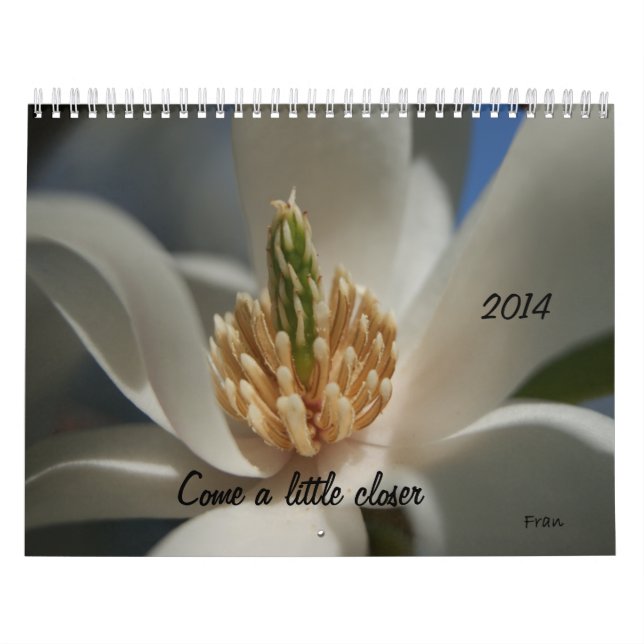 Calendario acercarse un poco más (Tapa)