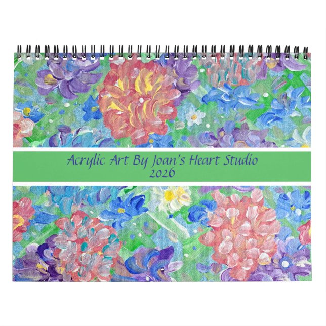 Calendario Acrylic Artwork Wall Calendar (Tapa)