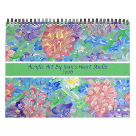 Calendario Acrylic Artwork Wall Calendar