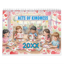 Calendario Acts of Kindness childhood Memories Calendar