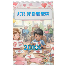 Calendario Acts of Kindness childhood Memories Calendar