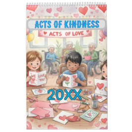 Calendario Acts of Kindness Every Month Calendar