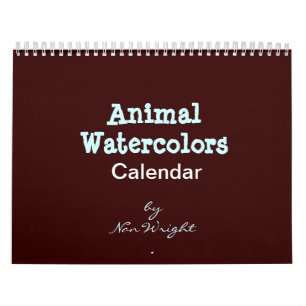 Calendario Acuarela de Animales