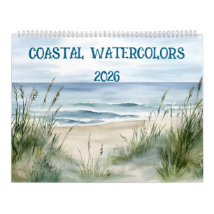 Calendario Acuarelas costeras 2026