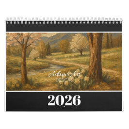 Calendario AdamsArt 2026 Campo otoñal