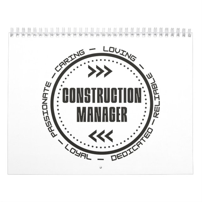Calendario Administrador de construcción (Tapa)