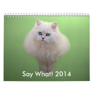 Calendario adorable del gatito