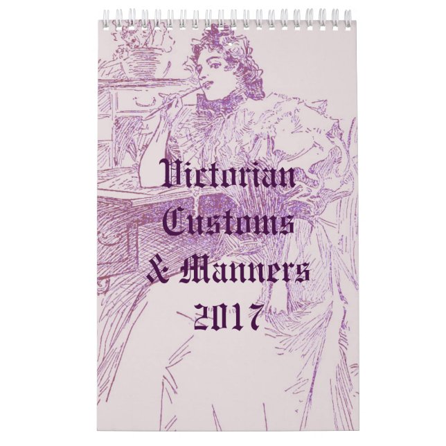 Calendario Aduanas y maneras del Victorian (Tapa)