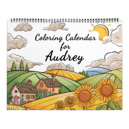 Calendario Adult Coloring Calendar