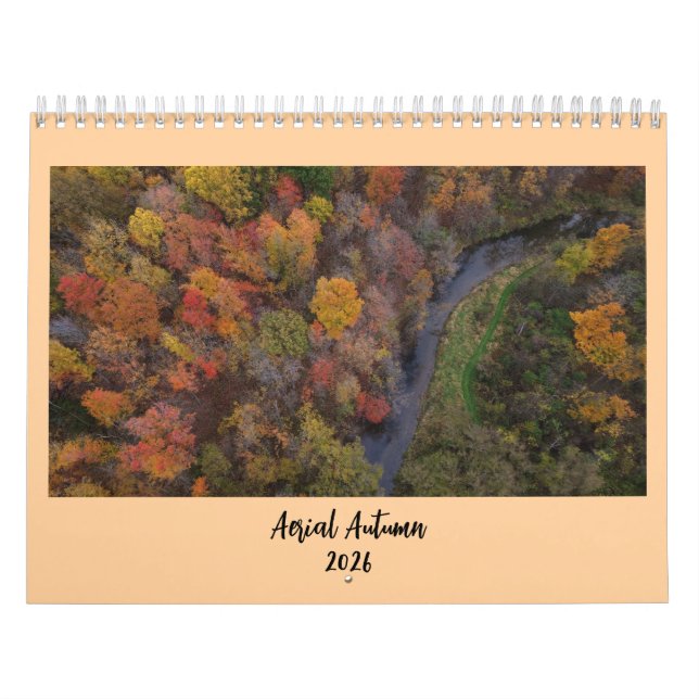 Calendario Aerial Autumn 2026 (Tapa)