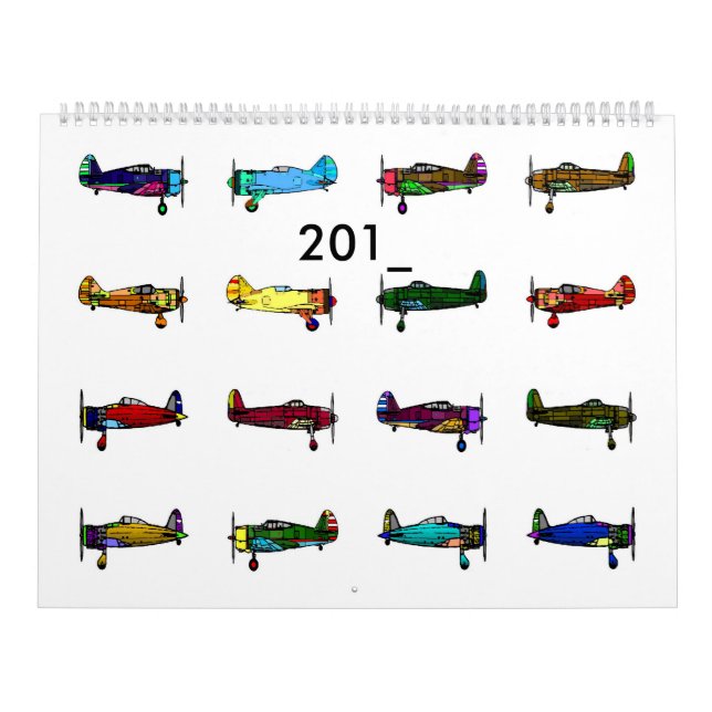 Calendario aeroplanos, 201_ (Tapa)