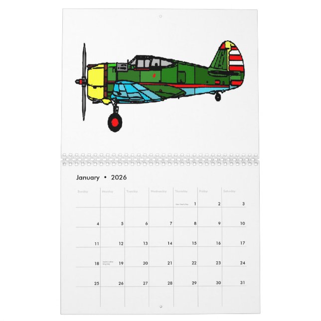 Calendario aeroplanos, 2011 (Jan 2026)