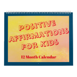 Calendario Afirmaciones positivas para niños y aulas