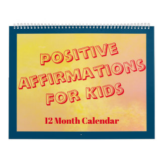 Calendario Afirmaciones positivas para niños y aulas