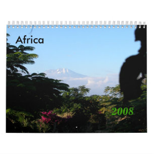 Calendario África el monte Kilimanjaro