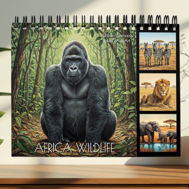 Calendario Africa Wildlife Calendar 2026 / African Animals 2 (African Animals Calendar / Africa Wildlife)