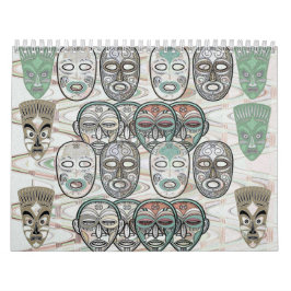 Calendario African Masks