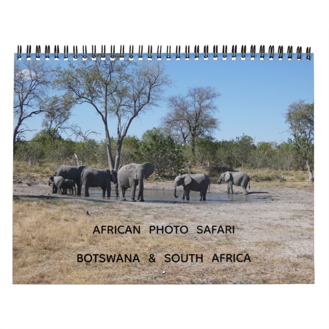 CALENDARIO AFRICAN PHOTO SAFARI - BOTSWANA & SOUTH AFRICA  (Tapa)